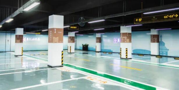 地下車庫電梯口是否能劃車位？